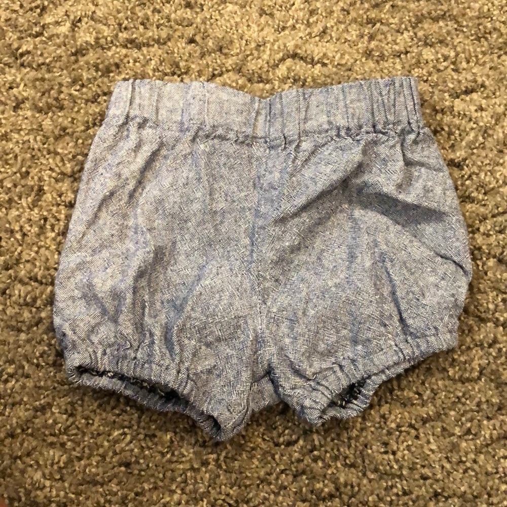Chambray Denim baby bloomers